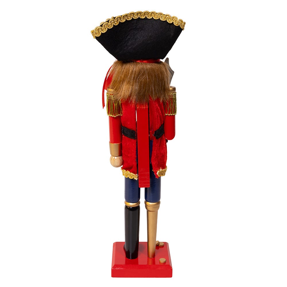 Kurt Adler 15-Inch Pirate Nutcracker with peg leg